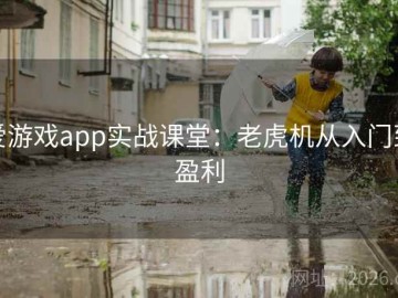 爱游戏app实战课堂：老虎机从入门到盈利