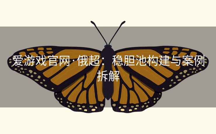 爱游戏官网·俄超：稳胆池构建与案例拆解